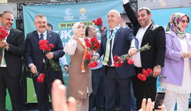 Darıca’da coşkulu miting!