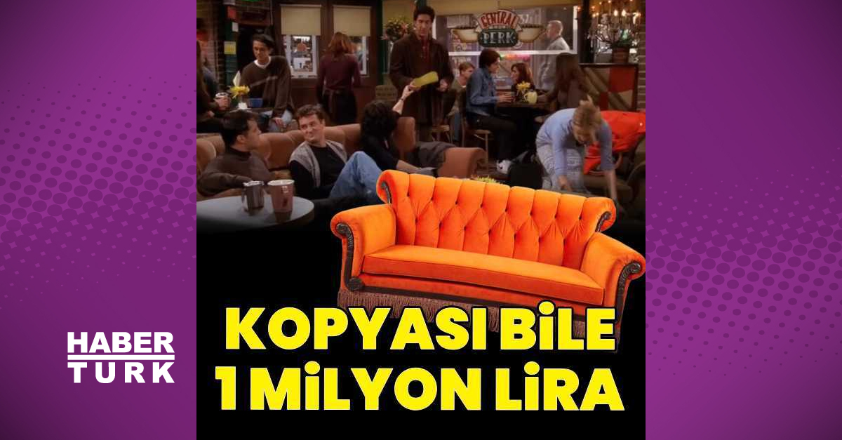 Friends dizisi eşyaları müzayedede satıldı: Kopyası bile 1 milyon lira