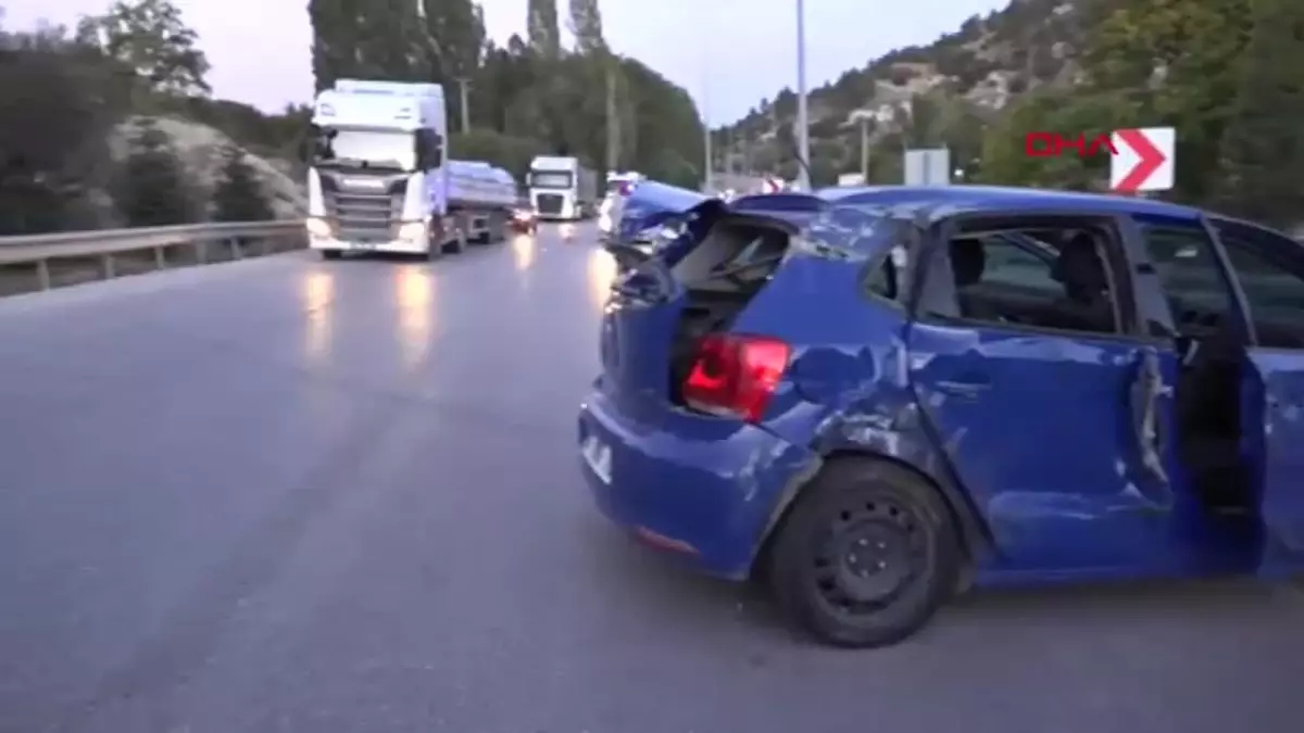 Burdur’da Trafik Kazası: 5 Yaralı