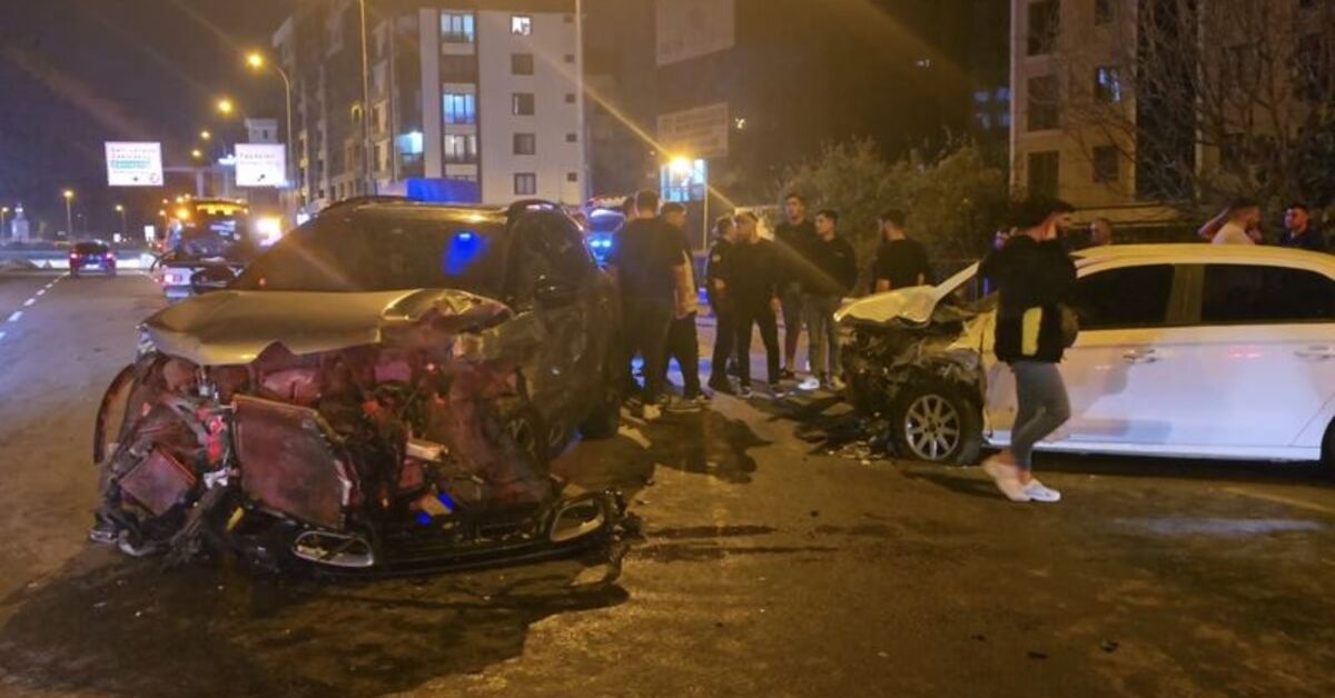 Çekmeköy’de zincirleme trafik kazası: 3 yaralı