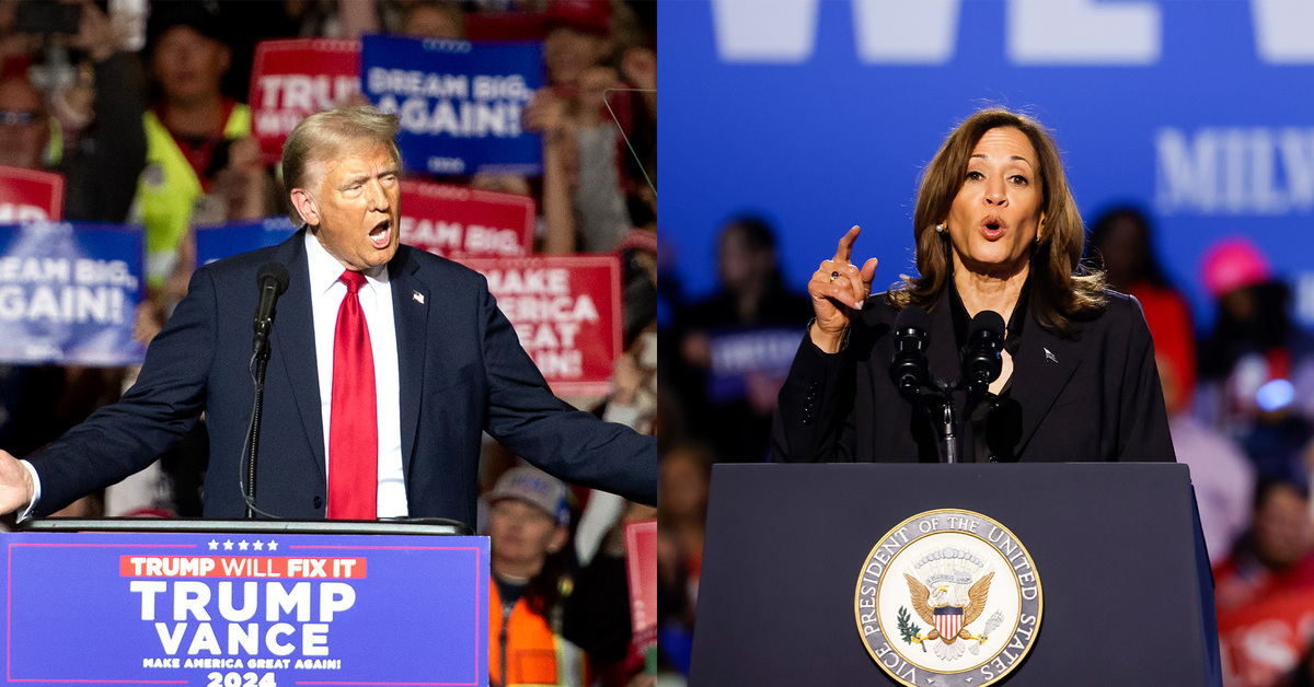 Başkan adayları salıncak eyalet Wisconsin’da: Trump ve Harris 10 km uzaklıkta miting yaptı